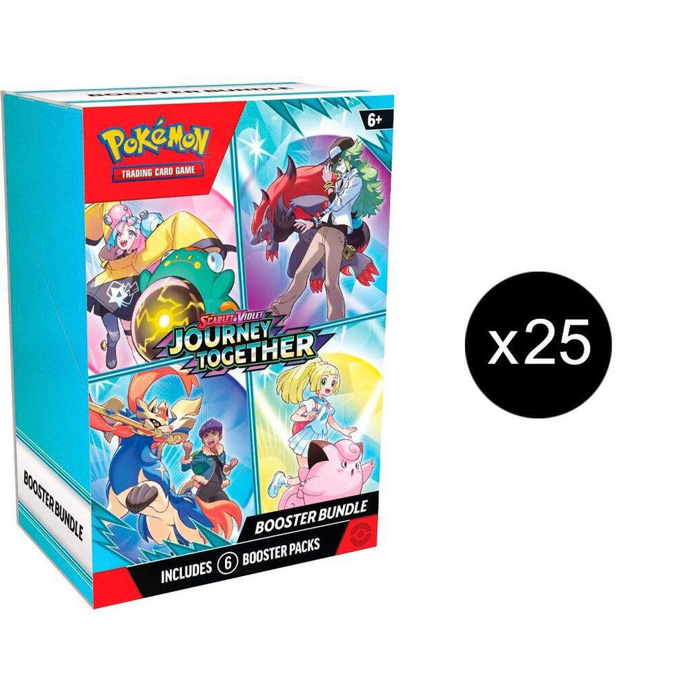 Pokemon TCG - Pokemon Journey Together SV9 Booster Bundle - SEALED CASE OF 25 BOOSTER