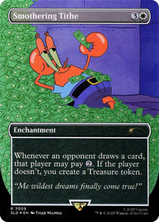 Smothering Tithe (7009) (Rainbow Foil) - Secret Lair Drop Series (SLD)