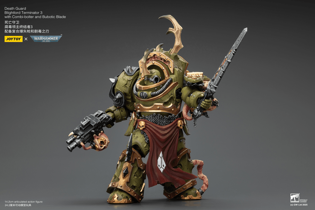 Death Guard Blightlord Terminator 3 with Combi-bolter and Bubotic Blade