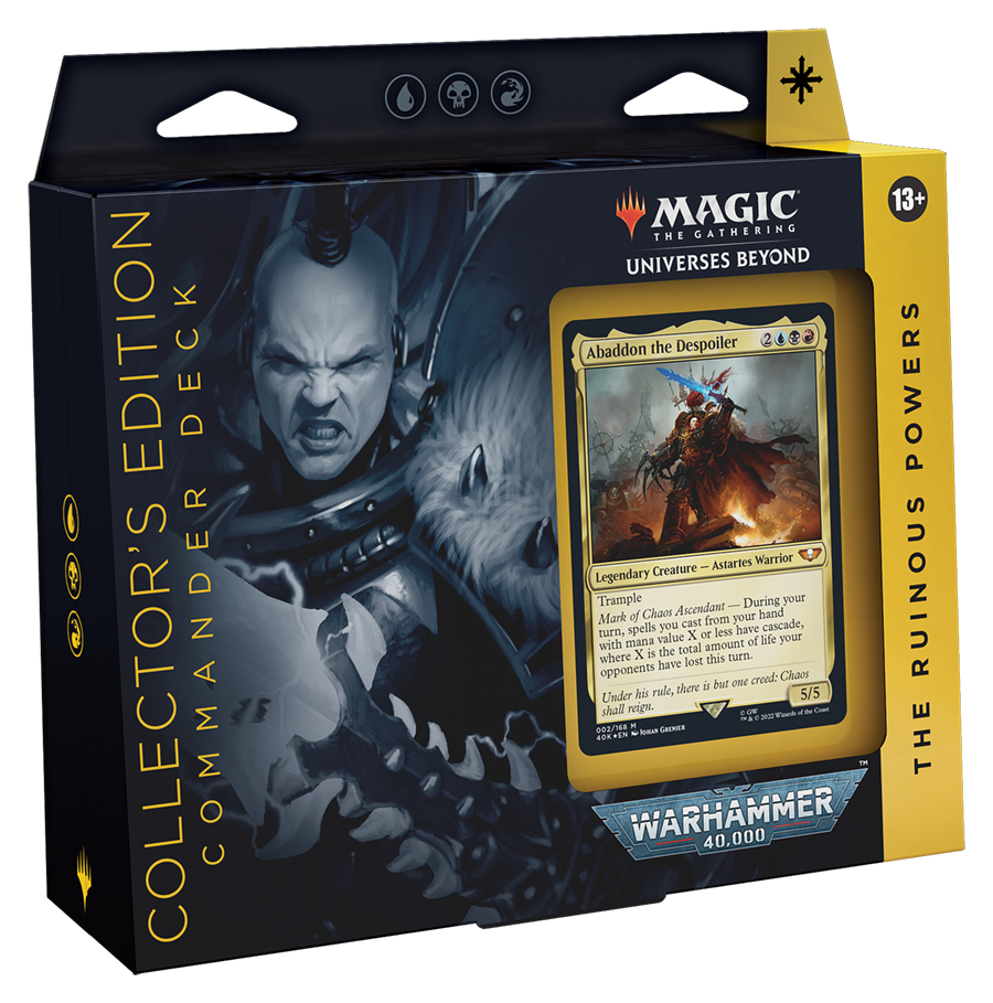 Universes Beyond: Warhammer 40.000 - Commander-Deck (Die Ruinösen Mächte – Sammler-Edition)