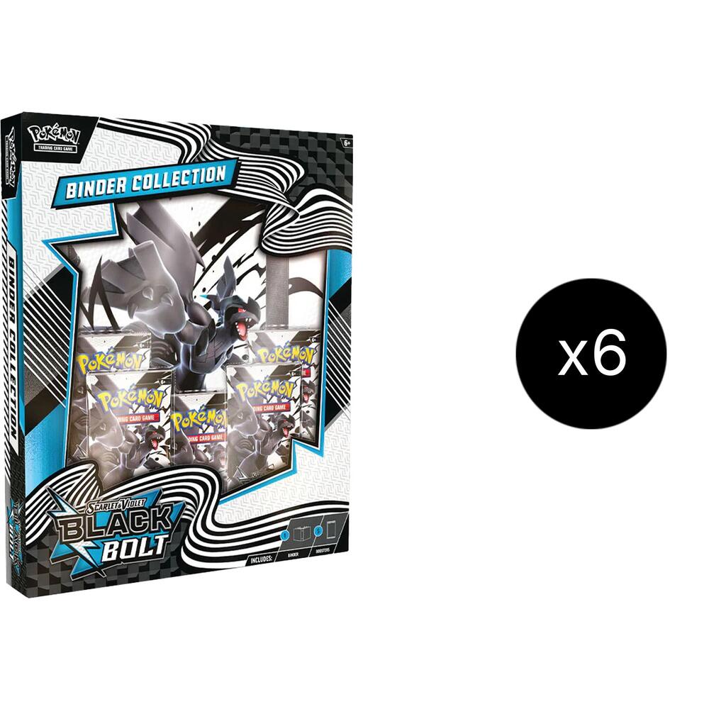 Pokemon Black Bolt Binder Collection Sealed Case