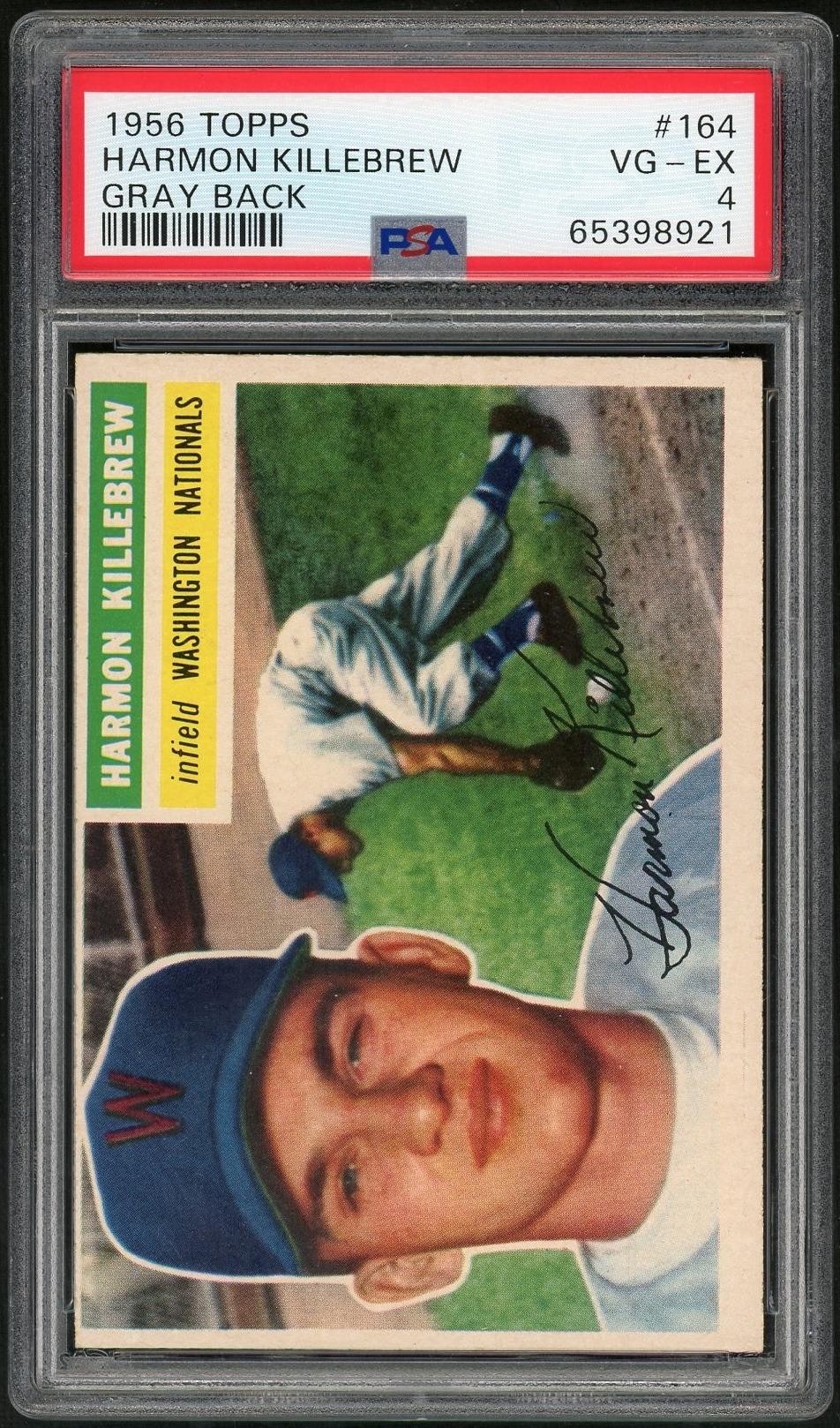 1956 Topps Harmon Killebrew #164 PSA 4