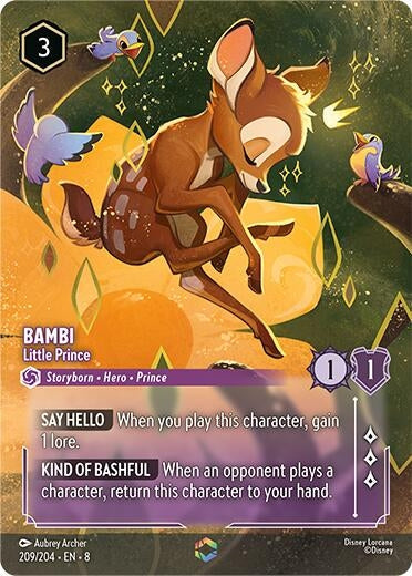 Bambi - Little Prince (Enchanted) (209/204) (Holofoil) [Reign of Jafar]
