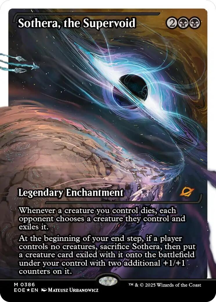 Sothera, the Supervoid (Showcase Fracture Foil) (Japanese) [Edge of Eternities]