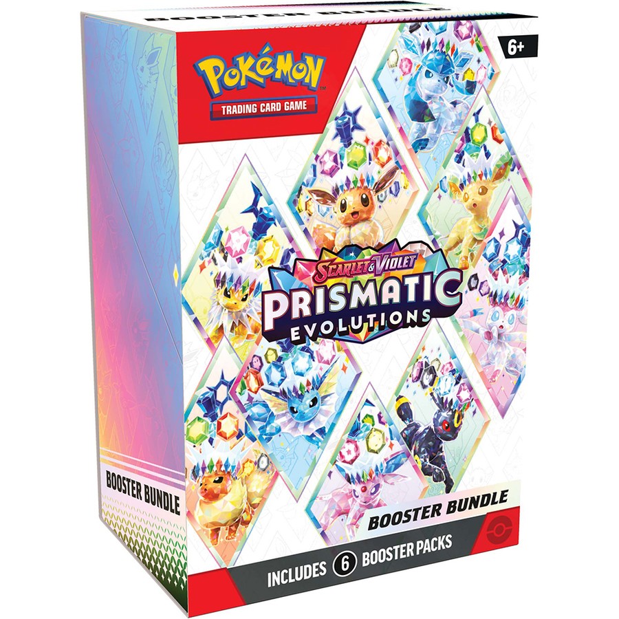 Pokémon-Sammelkartenspiel Karmesin & Purpur 8.5 Prismatische Entwicklungen Booster-Bundle