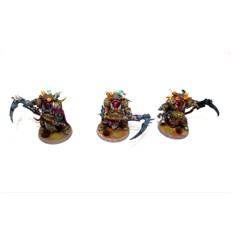 Warhammer Death Guard Deathshroud Terminators Well Painted JYS58