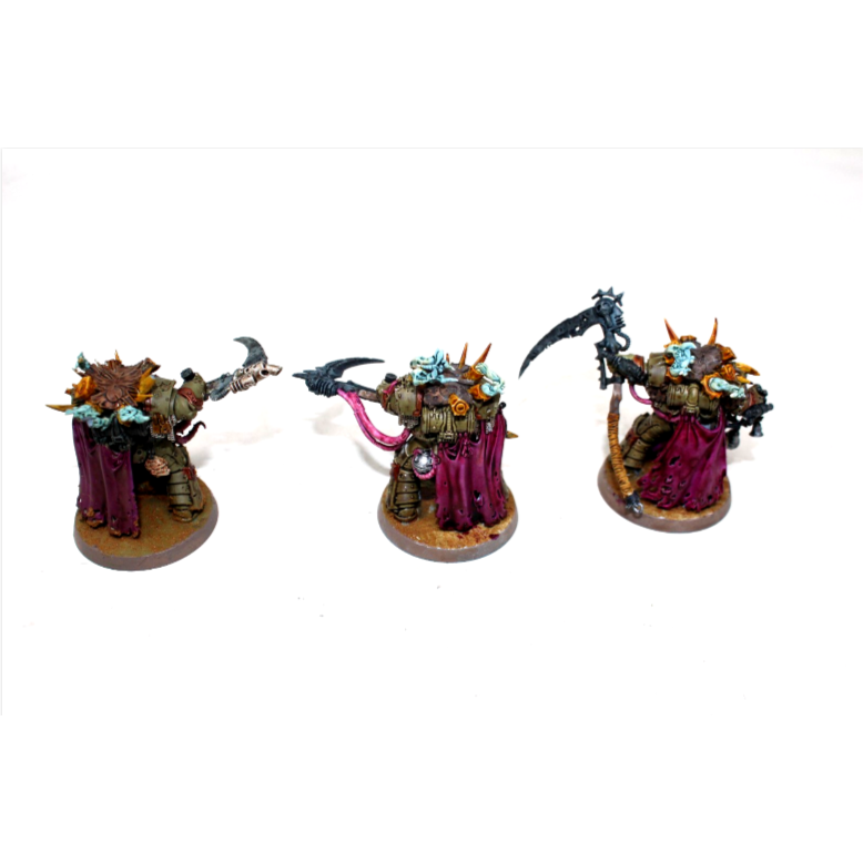 Warhammer Death Guard Deathshroud Terminators Well Painted JYS58