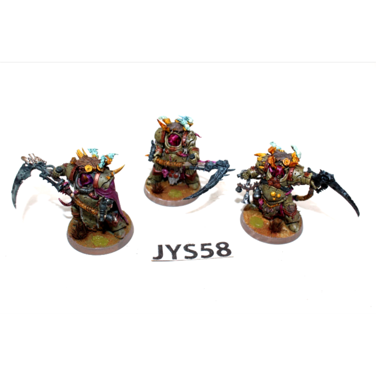 Warhammer Death Guard Deathshroud Terminators Well Painted JYS58