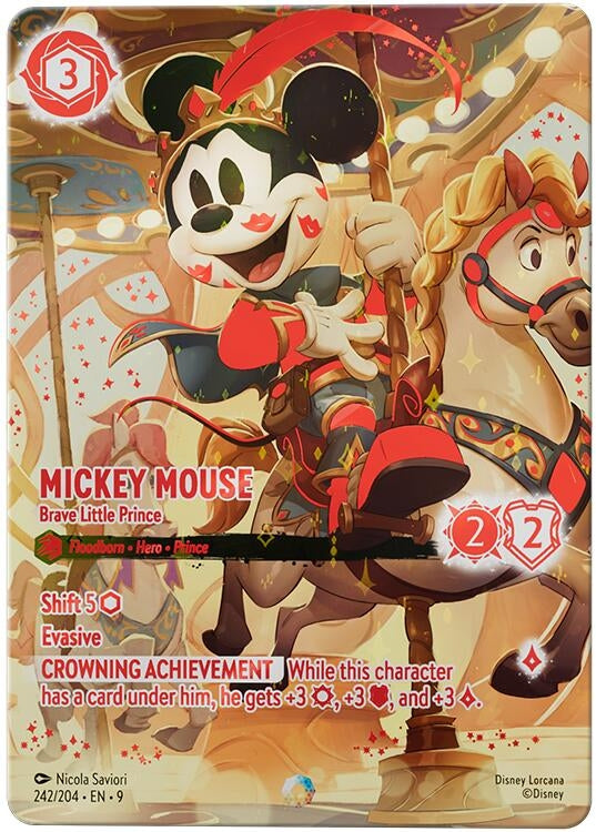 Mickey Mouse - Brave Little Prince (Iconic) (242/204) (Holofoil) [Fabled]