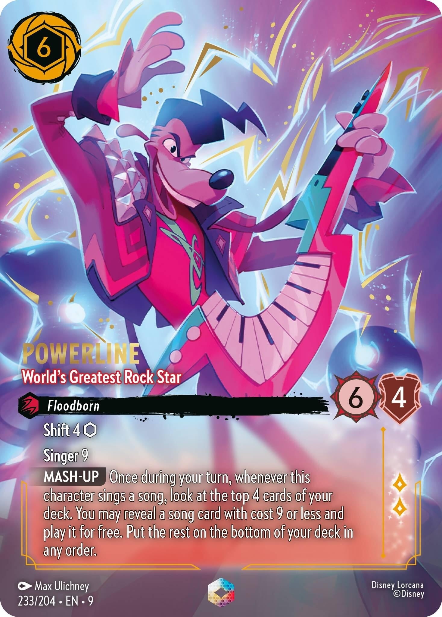 Powerline - World's Greatest Rock Star (Enchanted) (233/204) (Holofoil) [Fabled]
