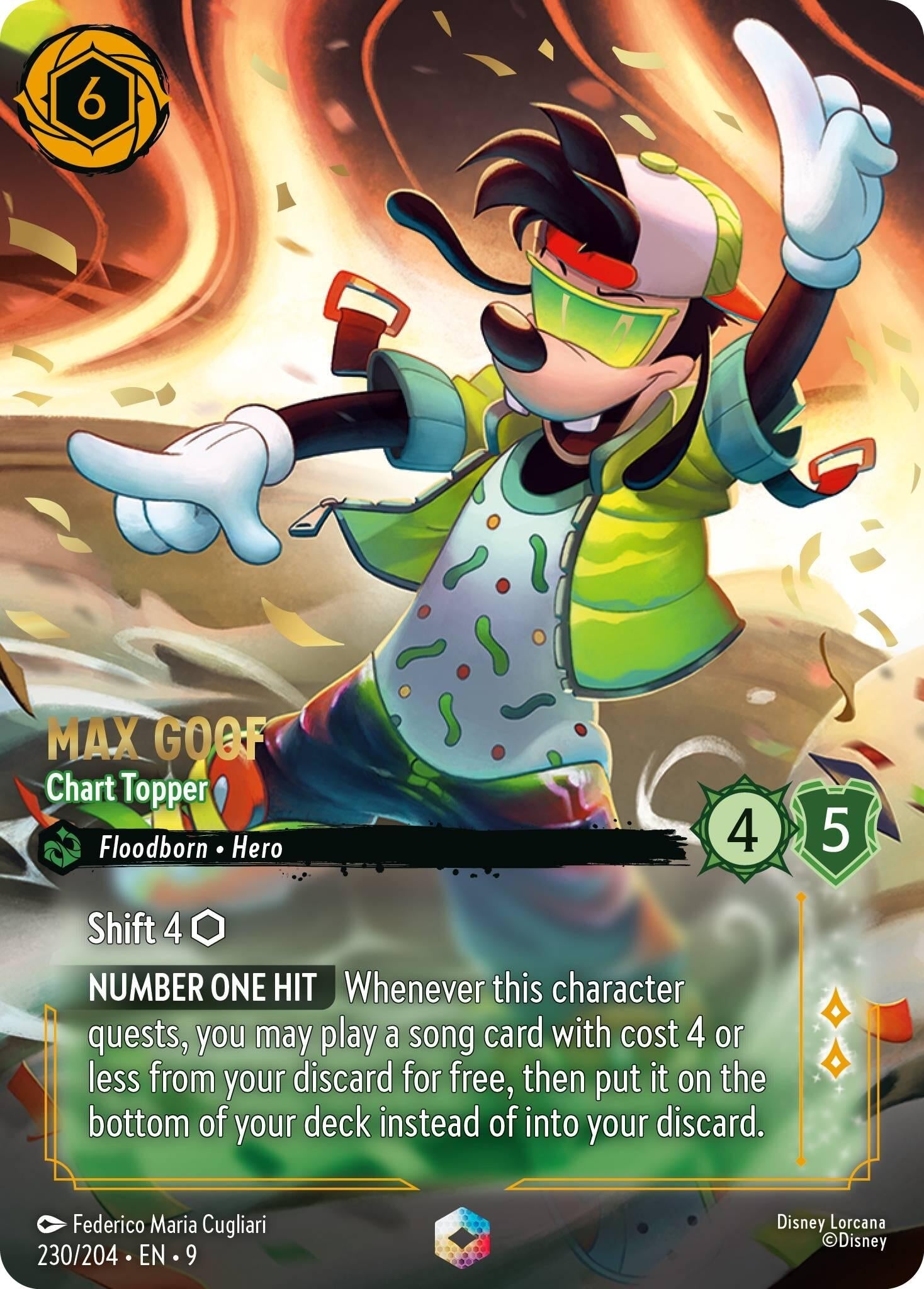 Max Goof - Chart Topper (Enchanted) (230/204) (Holofoil) [Fabled]