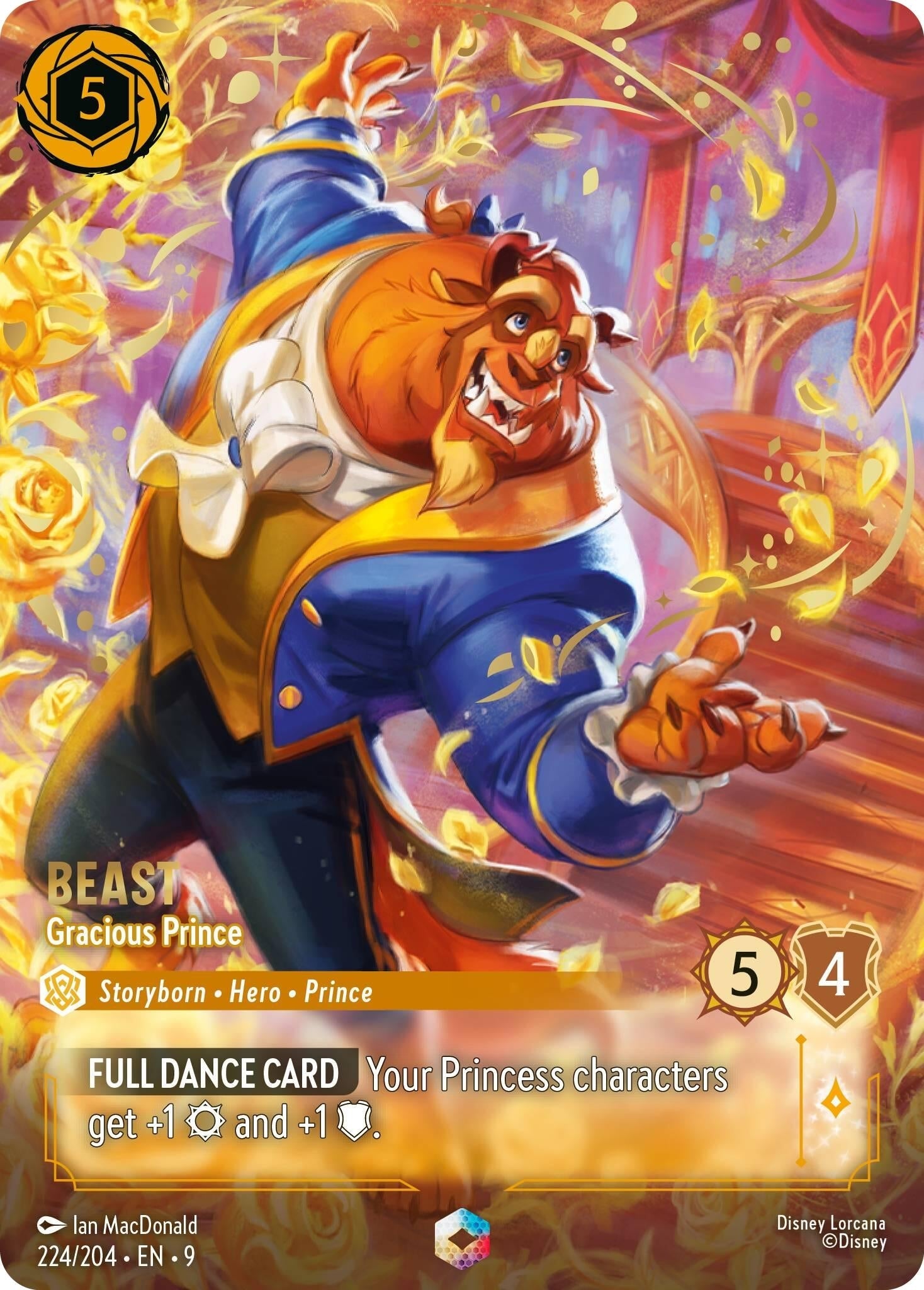 Beast - Gracious Prince (Enchanted) (224/204) (Holofoil) [Fabled]
