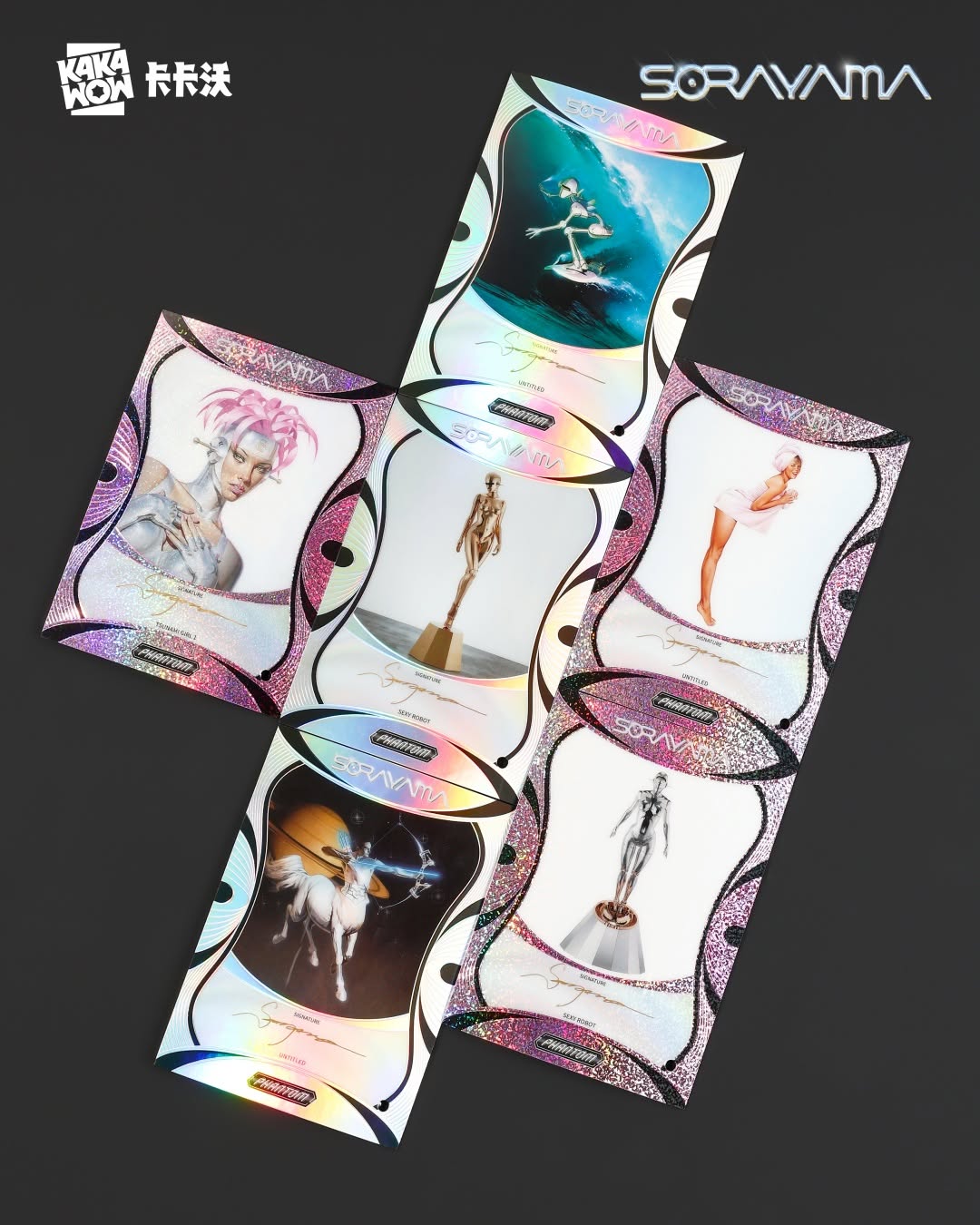 2026 Kakawow Phantom - Hajime Sorayama - Trading Cards Box (10 Packs) - PRE-ORDER MAY 2026