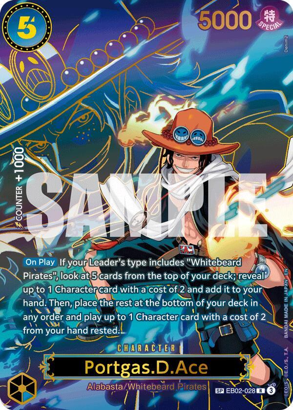 Portgas.D.Ace - EB02-028 (SP) - Carrying On His Will (OP13)