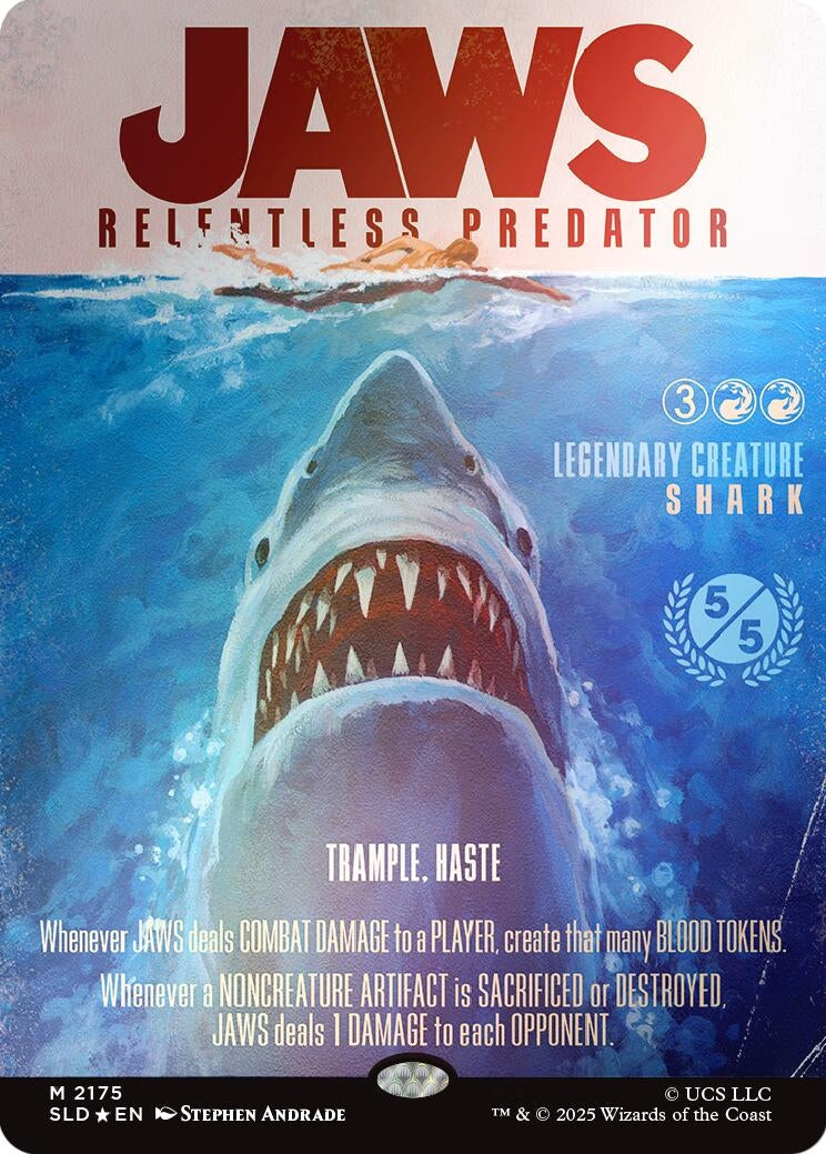 Jaws, Relentless Predator (Rainbow Foil) (2175)
