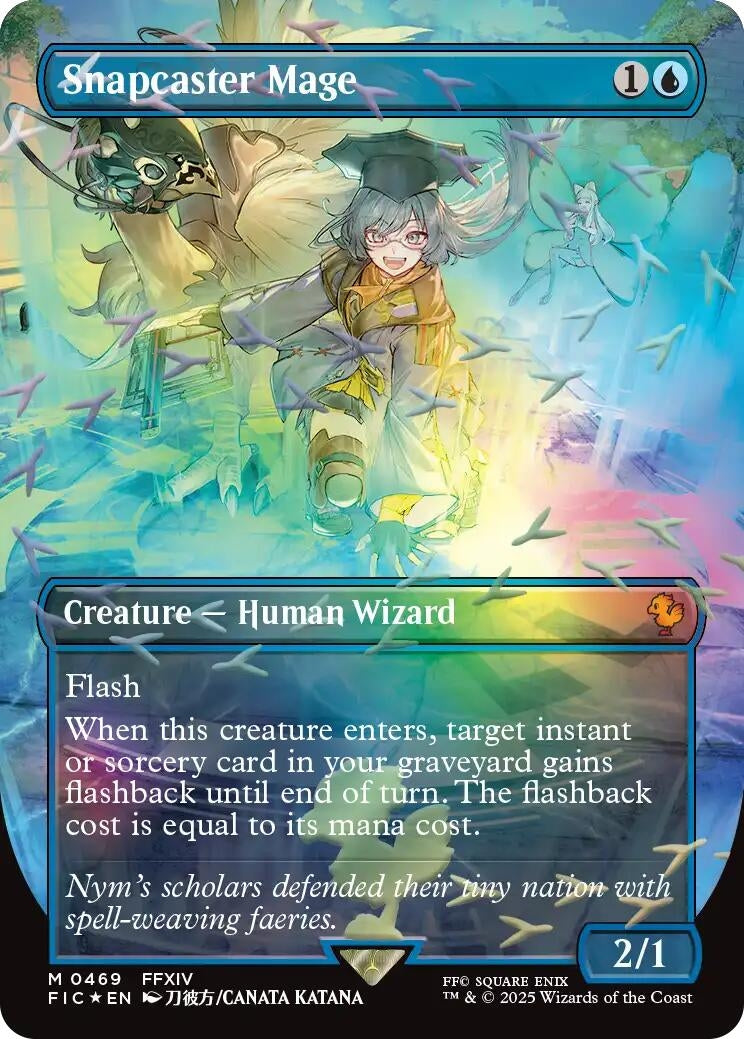 Snapcaster Mage (Borderless) (Chocobo Track Foil) (469)