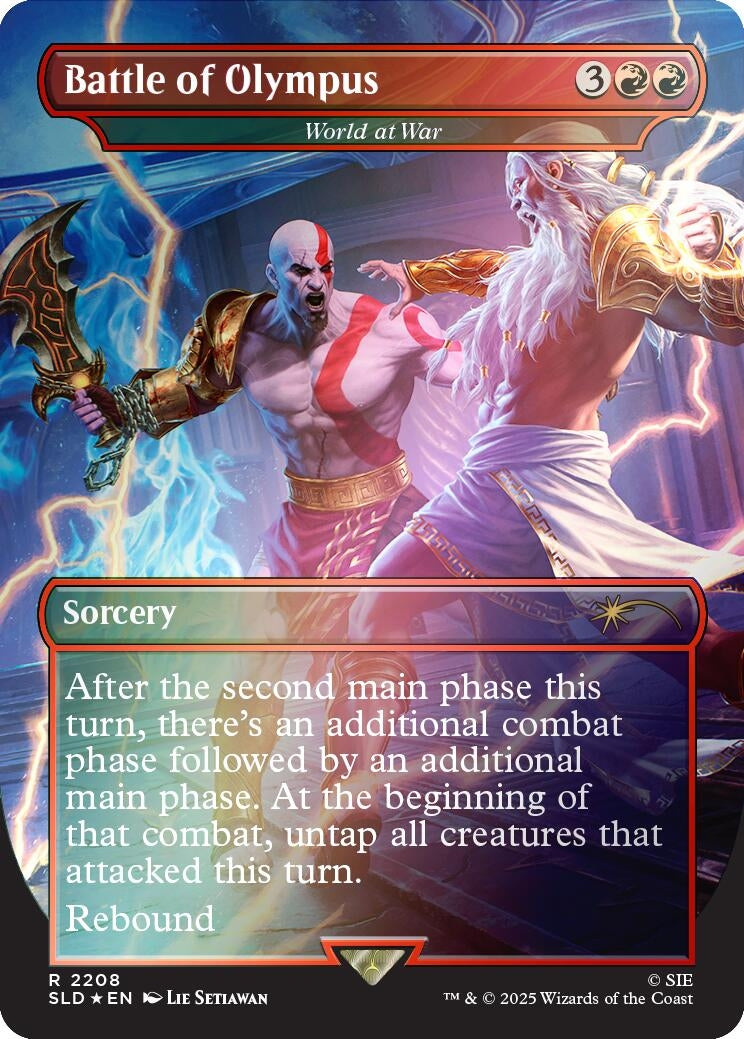 Battle of Olympus - World at War (Rainbow Foil) (2208)
