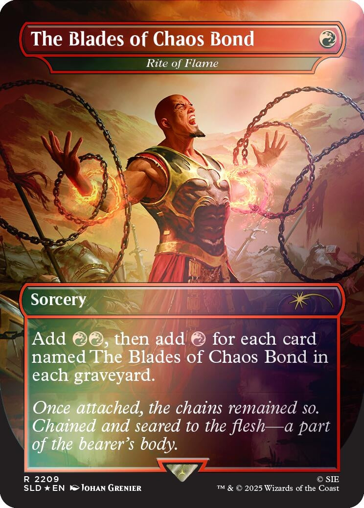 The Blades of Chaos Bond - Rite of Flame (Rainbow Foil) (2209)