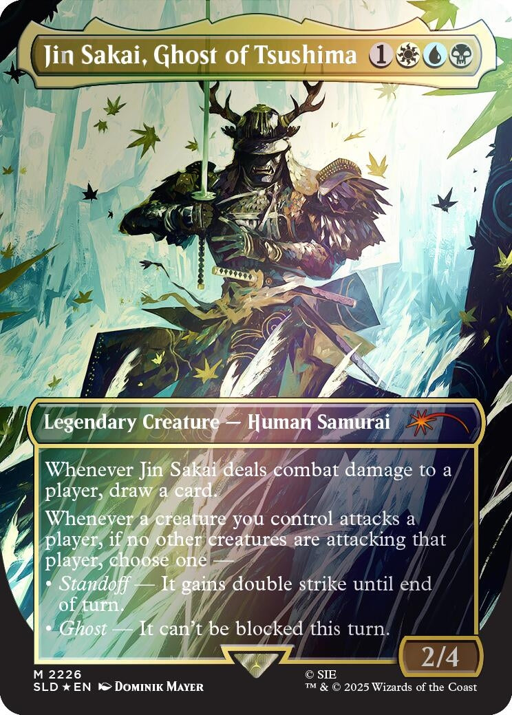 Jin Sakai, Ghost of Tsushima (Rainbow Foil) (2226)