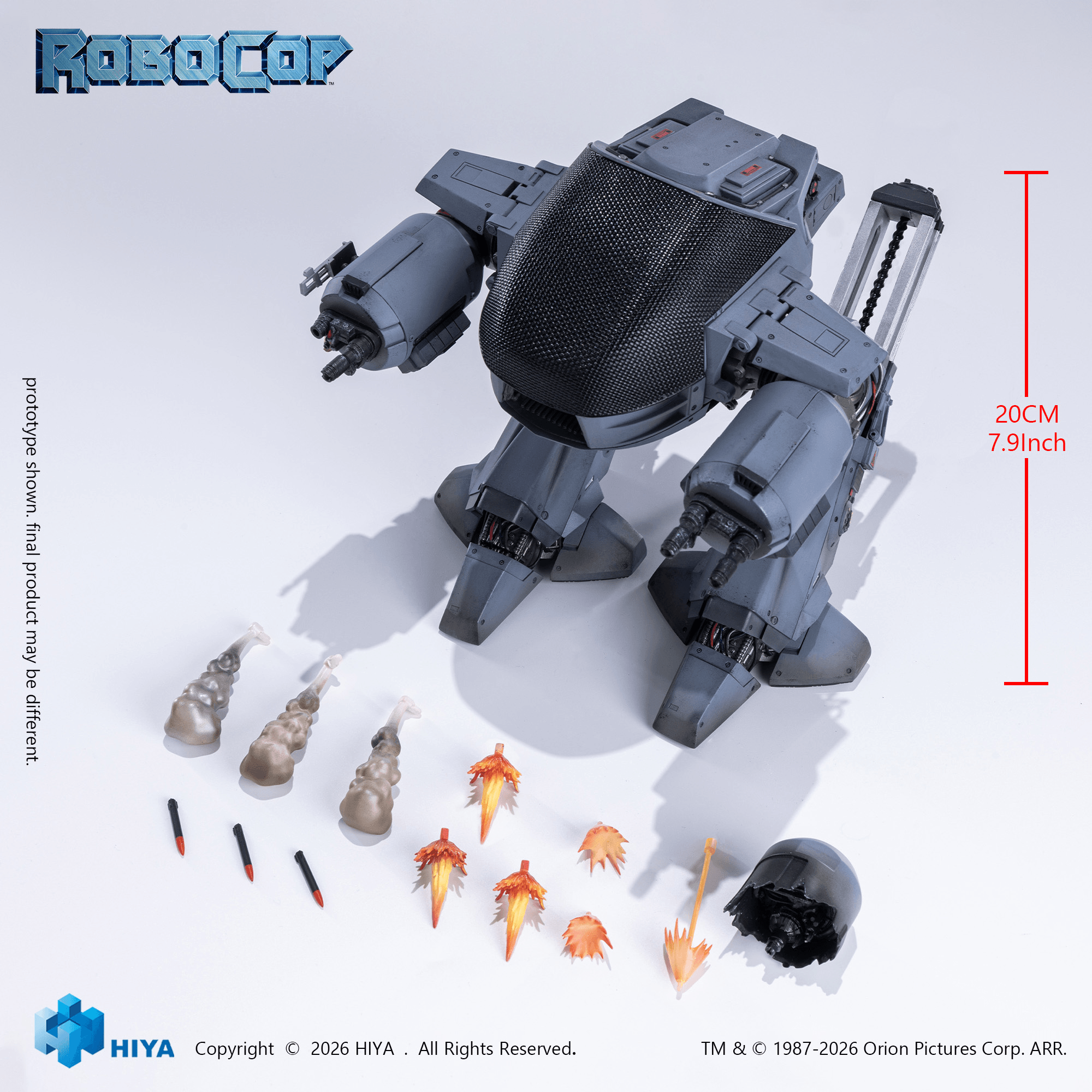1/12 Scale 6 Inch RoboCop ED-209 Action Figure