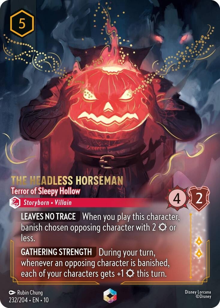 The Headless Horseman - Terror of Sleepy Hollow (Enchanted) (232/204) (Holofoil) [Whispers in the Well]