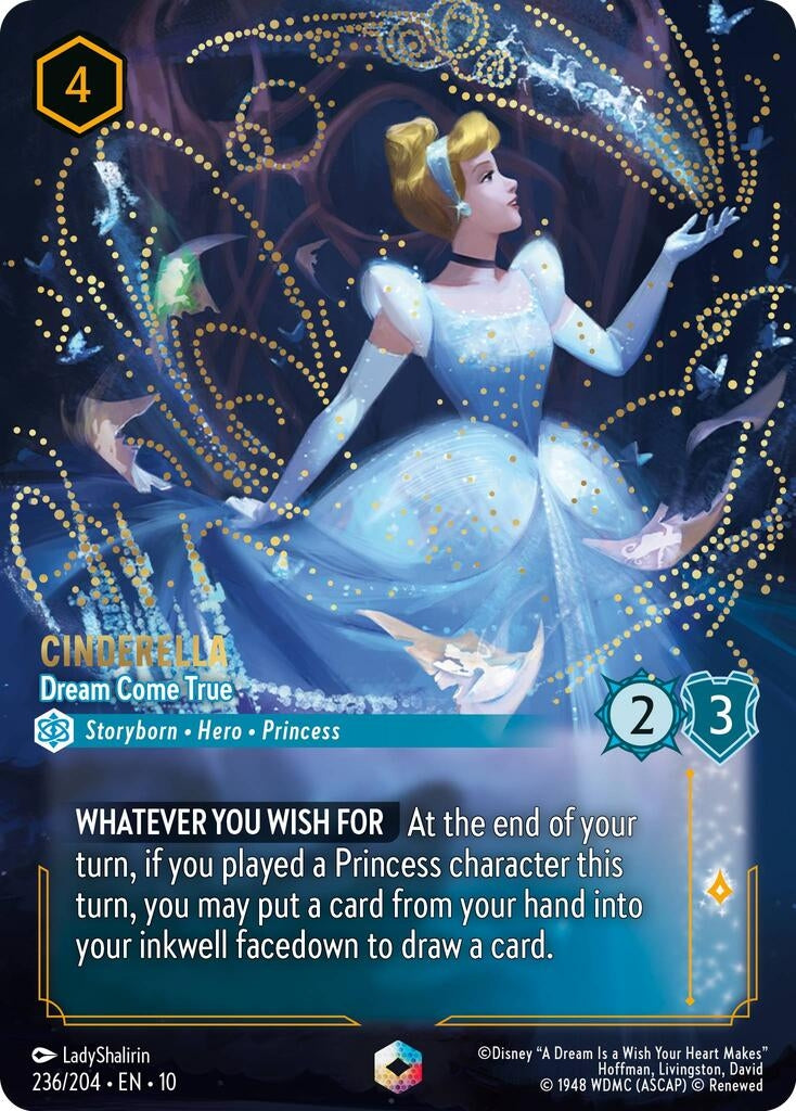 Cinderella - Dream Come True (Enchanted) (236/204) (Holofoil) [Whispers in the Well]