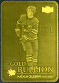 2024 Metal Universe GBA-11 Macklin Celebrini Gold Bullion