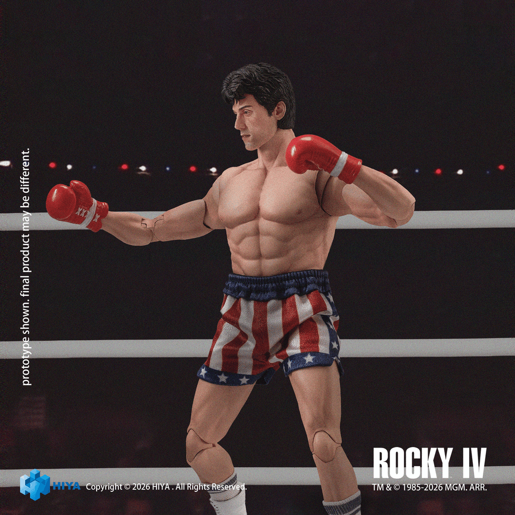 1/12 Scale 6.3 Inch Rocky IV Rocky Boxer Version Action Figure