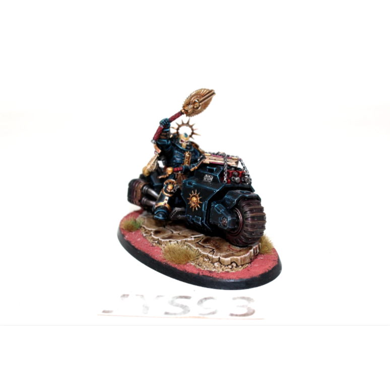 Warhammer Space Marines Chaplain on Bike Well Painted JYS93