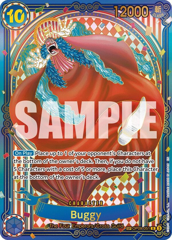 Buggy – OP09-051 (SP) (Gold) (OP09-051) (OP14)