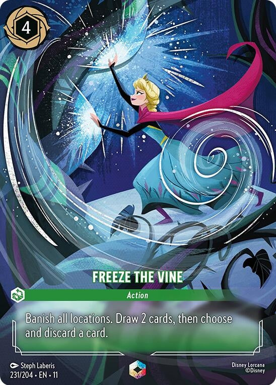 Freeze the Vine (Enchanted) (231/204) (Holofoil) [Winterspell]