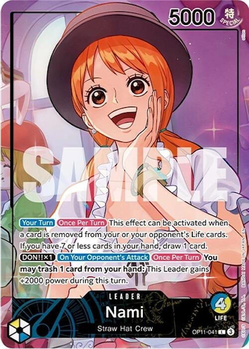 Nami (Whole Cake Island Arc) (OP11-041) (Foil) [One Piece Promotion Cards]