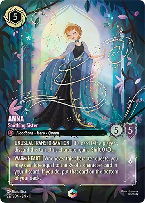 Anna - Soothing Sister (Enchanted) (227/204) (Holofoil) [Winterspell]