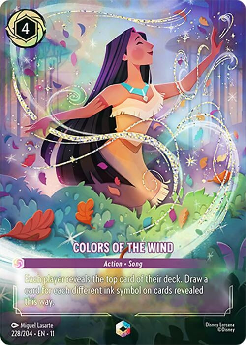 Colors of the Wind (Enchanted) (228/204) (Holofoil) [Winterspell]