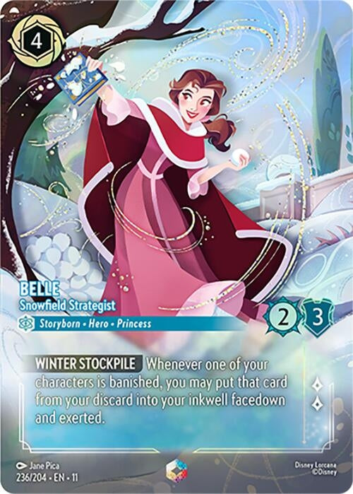 Belle - Snowfield Strategist (Enchanted) (236/204) (Holofoil) [Winterspell]