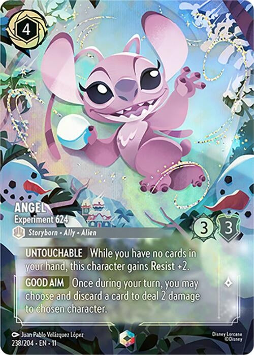 Angel - Experiment 624 (Enchanted) (238/204) (Holofoil) [Winterspell]