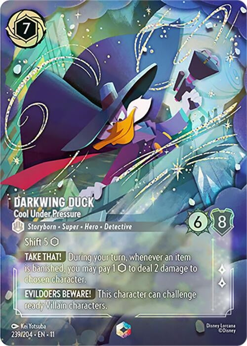 Darkwing Duck - Cool Under Pressure (Enchanted) (239/204) (Holofoil) [Winterspell]