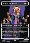 FOIL Splinter, the Mentor (0089) (Borderless) (Surge Foil) (TMC-089) - Commander: Teenage Mutant Ninja Turtles - Magic The Gathering