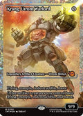FOIL Krang, Utrom Warlord (Showcase) (Fracture Foil) (TMT-300) - Teenage Mutant Ninja Turtles - Magic The Gathering