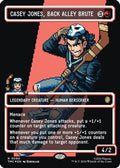 FOIL Casey Jones, Back Alley Brute (Borderless) (Surge Foil) (TMC-090) - Commander: Teenage Mutant Ninja Turtles - Magic The Gathering