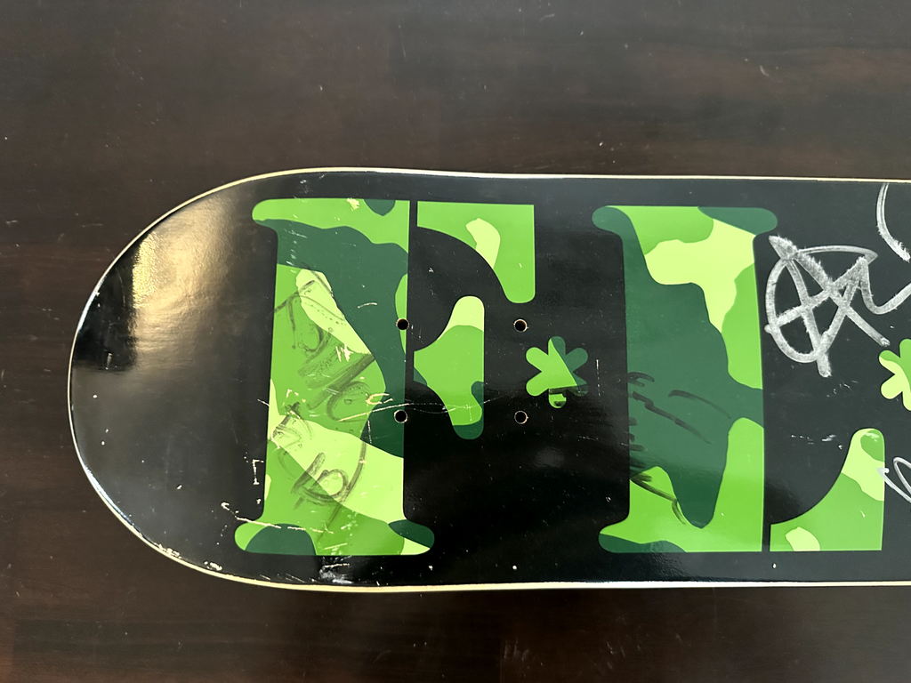 SHANE CROSS ALI BOULALA FLIP TEAM Autographed Skateboard 2006 Tour Canada
