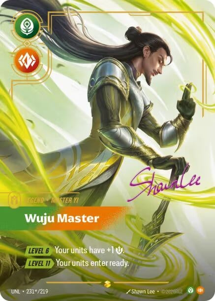 Master Yi - Wuju Master (Signature) (231*/219) (Foil) [Unleashed]