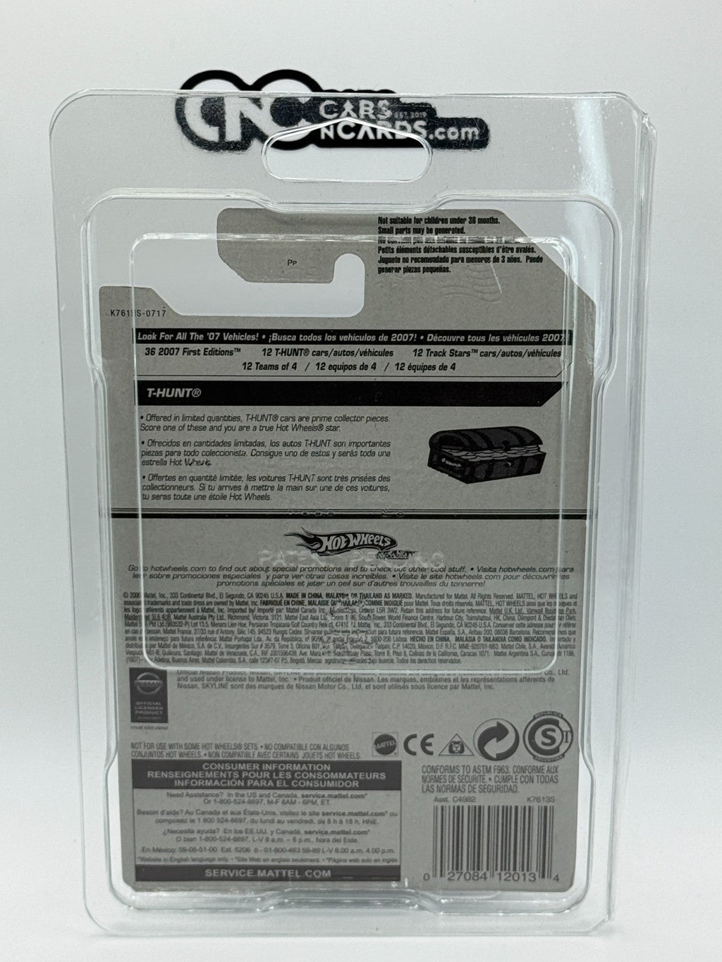 2007 Hot Wheels Super Treasure Hunt Nissan Skyline With Protector
