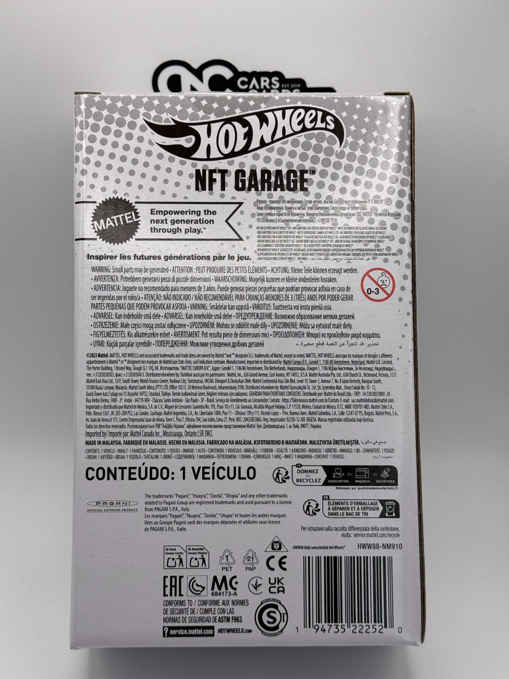 2024 Hot Wheels NFTGarage Series 7 Pagani Zonda R Sealed Box
