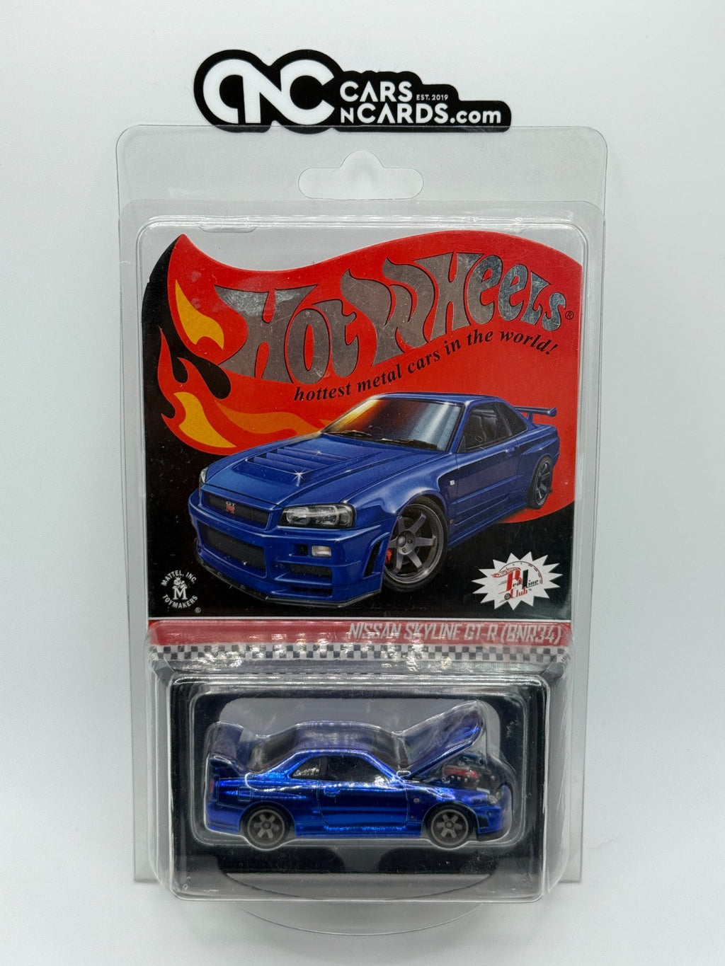 2019 Hot Wheels RLC Blue Nissan Skyline GT-R (BNR34) RARE Sample No Sticker
