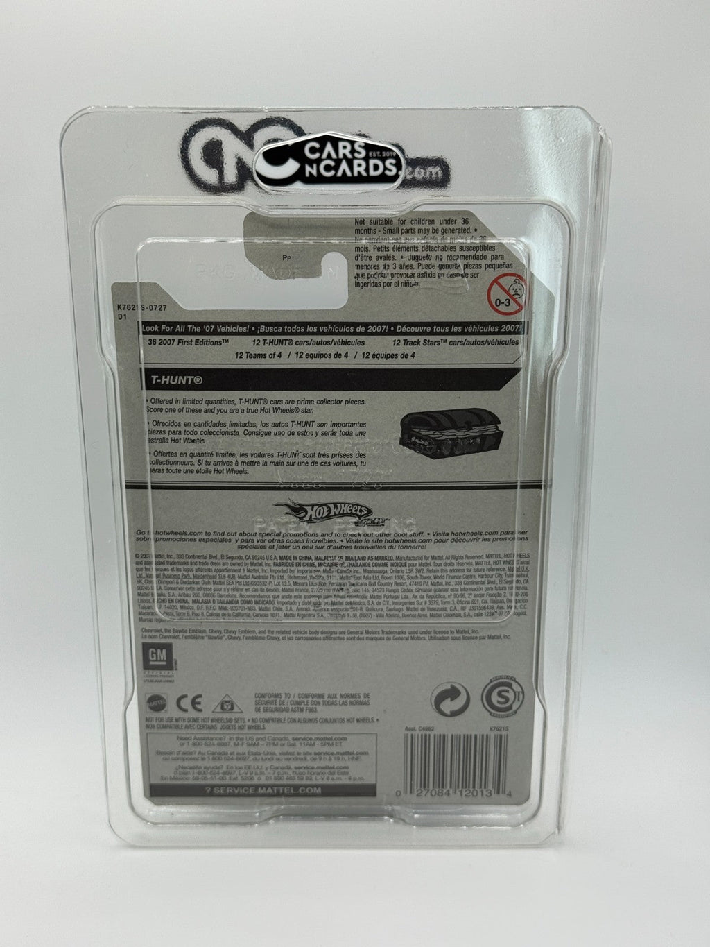 2007 Hot Wheels Super Treasure Hunt 10/12 Custom '69 Chevy With Protector