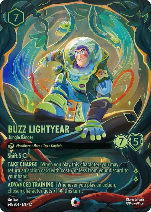 Buzz Lightyear - Jungle Ranger (Iconic) (241/204) (Holofoil) [Wilds Unknown]