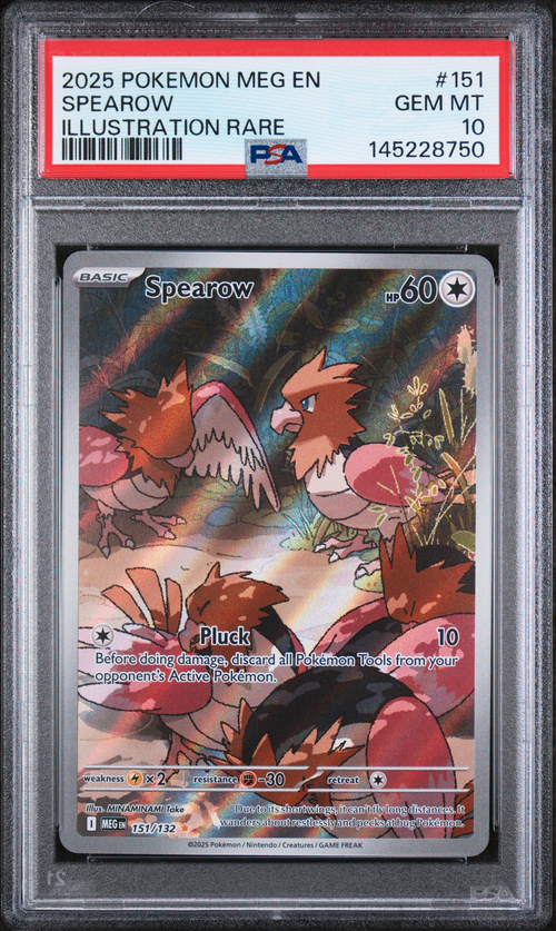 PSA 10 SPEAROW ILLUSTRATION RARE