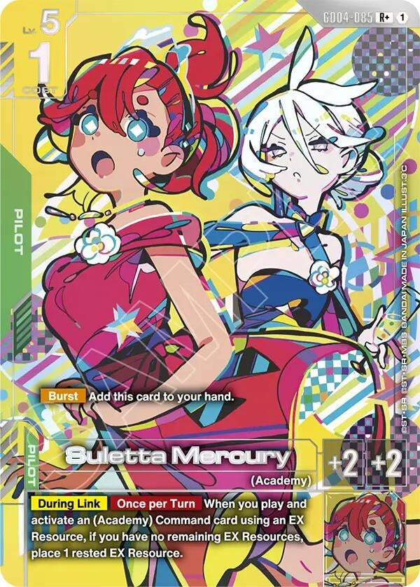 Suletta Mercury (R+) (GD04-085) (Holofoil) [Phantom Aria]