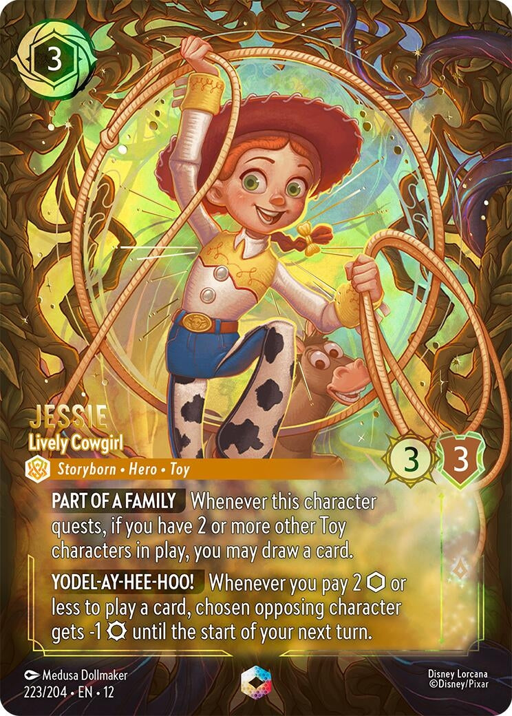 Jessie - Lively Cowgirl (Enchanted) (223/204) (Holofoil) [Wilds Unknown]